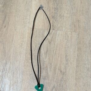 Green Pendant Necklace - Coraline